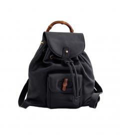 GUCCI BAMBOO BACK PACK BLACK グッチ ヴィンテージ バンブー リュック